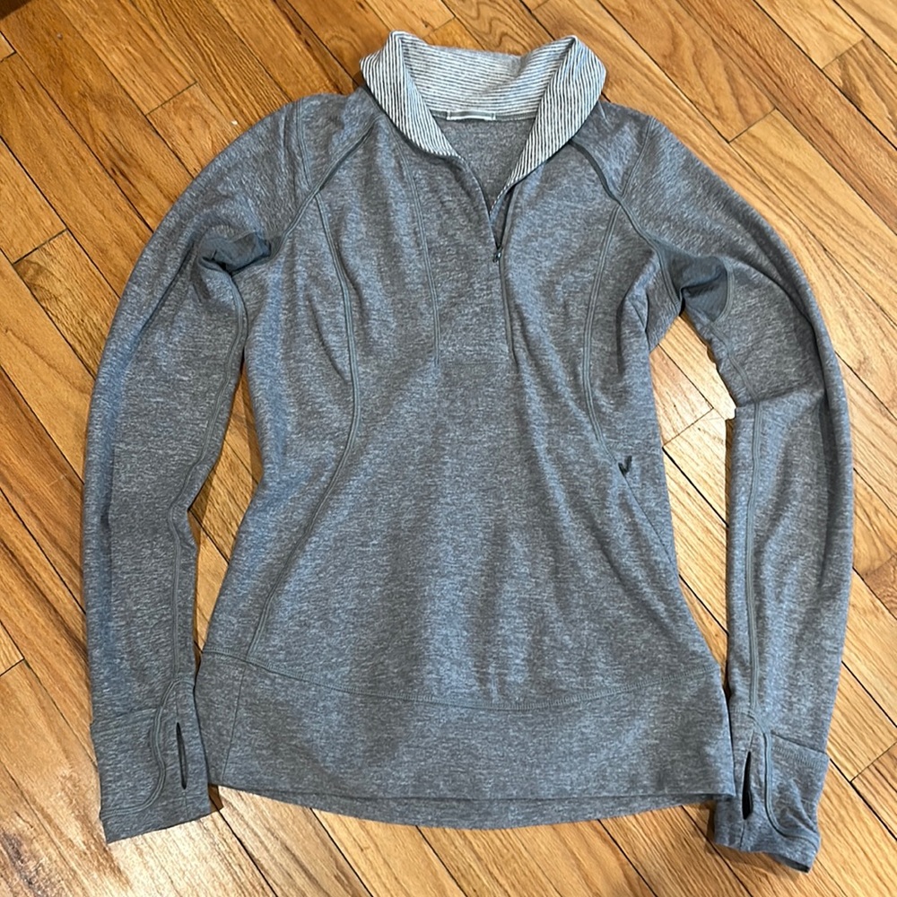 Gray Lululemon 1/4 Zip Pullover - image 1
